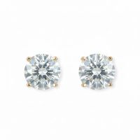 Diamant-Ohrringe 14k Gelbgold 2.38ct